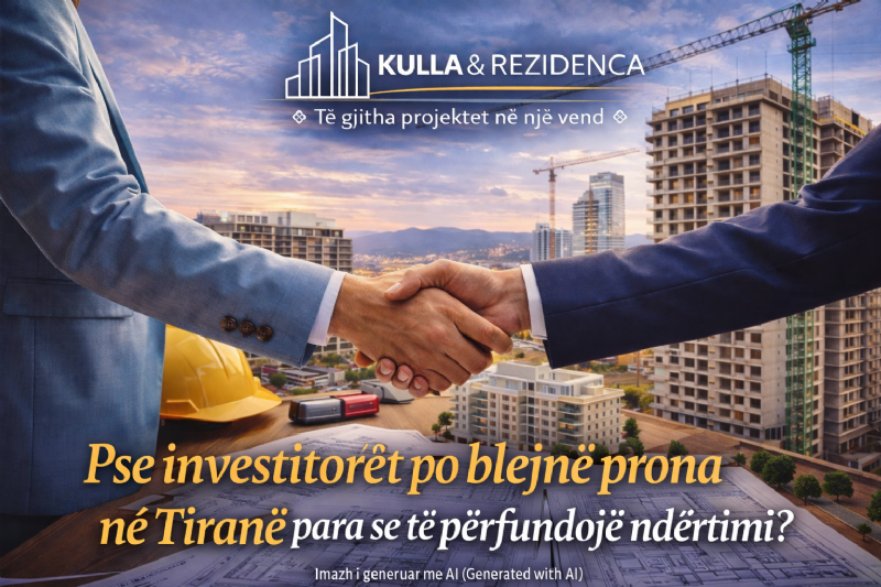 Pse investitorët po blejnë prona në Tiranë para se të përfundojnë ndërtimi ?